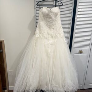 La Sposa size 20 drop waist tulle ball gown